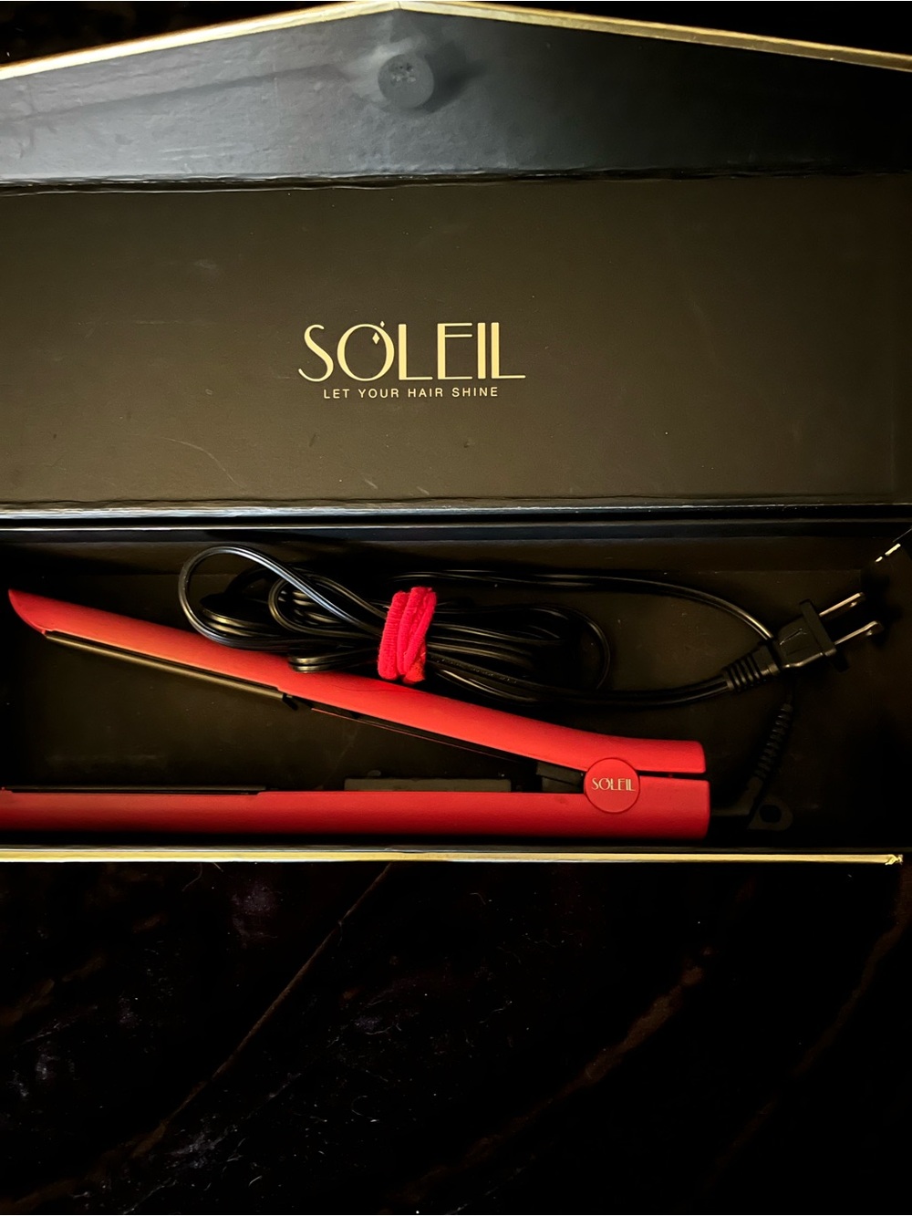 SOLEIL Pink Hair Straightener